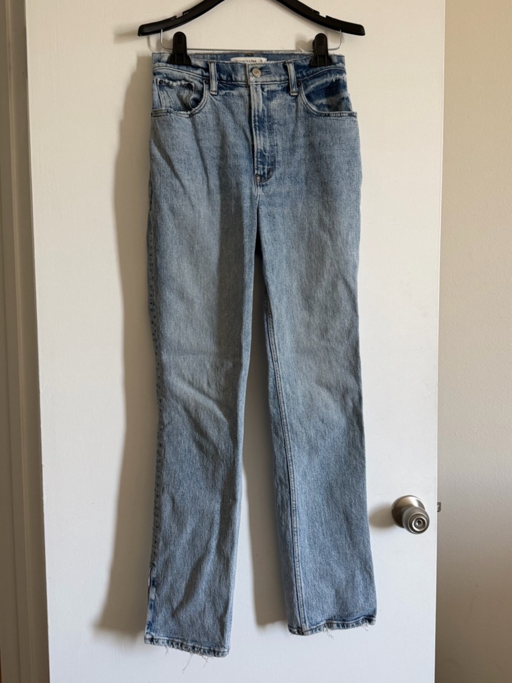 Abercrombie & Fitch ‘The ‘90s Straight Ultra High Rise’ Curve Love Denim Jeans